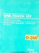 Okuma-Okuma One Touch IGF, Lathe Operation Applications Manual 1990-IGF-One Touch-01